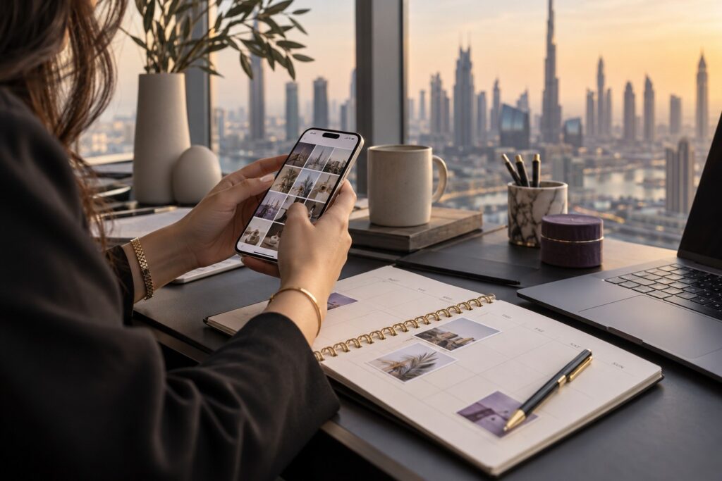 Instagram posting times UAE